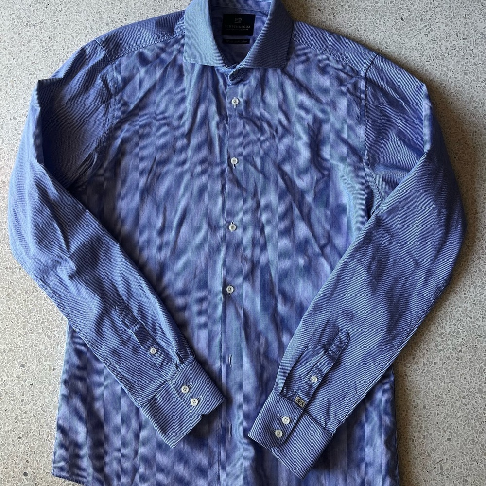 Scotch & Soda Mens button down slim fit Medium